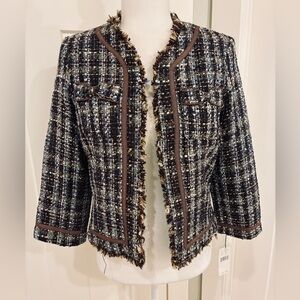 True Meaning Boucle Blazer, NWT